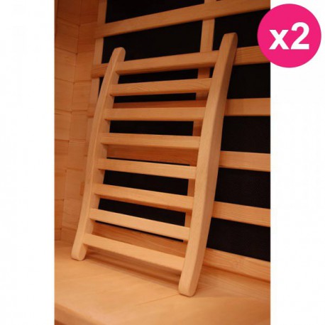 Conjunto de 2 Pastas de Conforto para saunas France Sauna