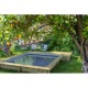 Piscine Urbaine Procopi en Bois 420 x 350 x H 133 Couverture Automatique