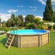 Piscine en Bois Hors-Sol Tropic 414 Octogonale BWT myPOOL