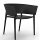 Lot de 4 Chaises Vondom Design Africa Noir