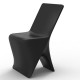 Set of 2 chairs Vondom design Sloo black