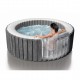 Spa Gonflable Intex Baltik Bulles Luxe Gris Cérusé 4 Places