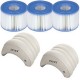 Spa Intex Carbone Bulles et Jets 6 Places Pure Spa