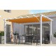 Pergola Aluminium Habrita Anthracite 12m2 com tela de sombra