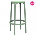 Set di 4 sgabelli di Bar Brooklyn Vondom altezza sedile 76 sottaceto