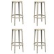 Lot de 4 tabourets de Bar Brooklyn Vondom hauteur d'assise 76 écru