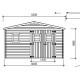 Habrita Garden Shed in Solid Douglas Wood 23.14 m2