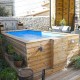 Piscine Bois Ubbink Urban Pool 250x450 H140 Liner Bleu