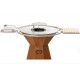 Brazier O Churrasco piramimeiro Corten Plancha Tonio