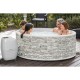 Spa Intex Carbone Bulles et Jets 4 Places Pure Spa