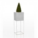 POT Jardinière vela cubo H100 VONDOM bronzo