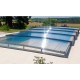 Abri de Piscine Ultraplat Abrisol télescopique Tapia prêt à poser pour piscine 800 x 400