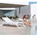 Set di 4 lettini Africa Vondom prendere il sole