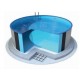 Piscine Ronde Azuro Ibiza 460 H120 avec Filtre à Sable