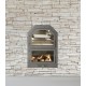 Ferlux houtkachel met Forno 60 Inbouwoven16kW met glas