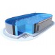 Piscine Ovale Ibiza Azuro 12mx6m H150cm Enterrée