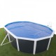 Oberirdischer Pool TOI Prestigio oval 550x366x120 Anthrazit