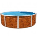 Above ground pool TOI Etnica round 350xH120 with complete kit