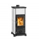 Stufa a legna Nordica Extraflame Emiliana 6.5kW bordeaux