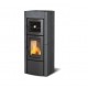 Estufa de leña con horno Nordica Extraflame Ester Evo 9.5kW piedra natural