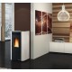 Ventilated pellet stove La Nordica Extraflame Ketty Evo 2.0 7kW Bordeaux