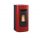 Ventilated pellet stove La Nordica Extraflame Klaudia 8kW Bordeaux