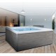 Square NetSpa Wave 5 seater acrylic spa