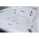 Square NetSpa Wave 5 seater acrylic spa