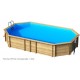 Achteckiger Holzpool Weva 840x489xh146 BWT myPOOL