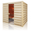 Sauna Eccolo 6 places Holl’s Pack complet Poêle 4.5kW et pierres inclus