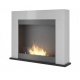 SIMPLEfire Portal1 Bioethanol Fireplace White with 1 Window