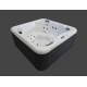 Veryspas Veryspas 5 lugares Plug & Play Spa Roma 31 jatos L200xD200xH93