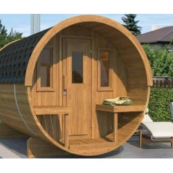 Barel 280 Thermowood 2 bis 6 Personen Außensauna VerySpas