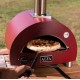 Moderno 1 Alfa Forni Hybride Pizza Oven Antiek Rood
