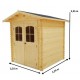 Garden Shed Loire Solid Wood 2.20x2.20m 4 m2 Habrita Log 28mm