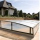 Abri de Piscine mi-haut télescopique Imperial 12.78X6 Abrilios