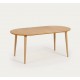 Mesa Redonda Extensible 90 a 170x90 madera roble Quio VeryForma