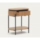 Bedside table with oval mango wood drawer 55 Cali VeryForma