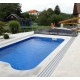 Abri de Piscine mi-haut télescopique Imperial 12.78X4 Abrilios