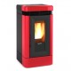 La Nordica Extraflame Lucia 12 kW Belüfteter Pelletofen Bordeaux