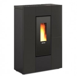 La Nordica Extraflame Luisella 5kW Stufa a Pellet Ventilata Stretta Borgogna