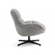 Fauteuil Pivotant Molo tissu gris VeryForma