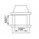 Pelleteinsatz Comfort P70 Air H49 La Nordica Extraflame 8kW