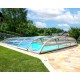 Abri de Piscine Zen bas Abrilios Télescopique pour piscine 600x300