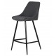 Snack chair in dark grey fabric and Metal by Ari VeryForma