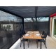 Bioclimatic Pergola 2 Side Curtains 10.80 m2 anthracite aluminium Habrita