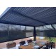 Bioclimatic Pergola 2 Side Curtains 10.80 m2 anthracite aluminium Habrita