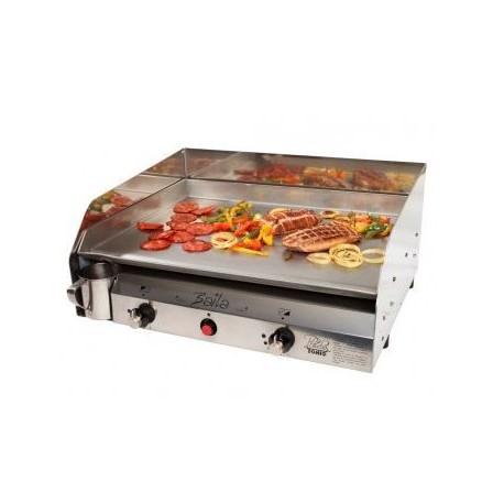 Gas piastra acciaio inox Baila 5KW TONIO - seleziona SavorCook